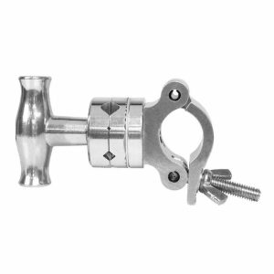 Super Convi Clamps |   Grip Head W/ Half Coupler Couplers & Clamps Silver