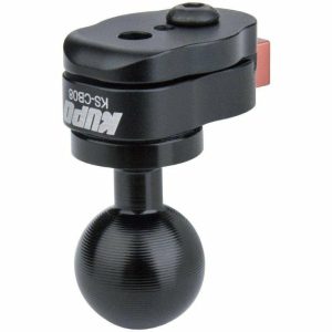 Super Knuckle |   Dia. 26mm Ball W/ 1/4″-20 Female Thread QR Bracket Arms Black