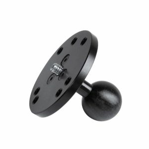 Super Knuckle |   Round Plate (dia. 61mm) Dia. 26mm Ball W/ AMPS Holes Pattern Arms Black