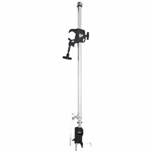 Telescopic Hangers |   Extra Long Telescopic Hanger W/ Universal Head 7-12 Feet (213~366 CM) Studio Essentials Black Powder Coated Aluminum (Clamp & Stand Top)