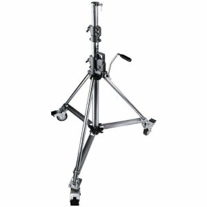 Wind-Up Stands |   Heavy Duty Wind Up Low Base Stand  W/ Braked Caster Stands Wind-Up Stands