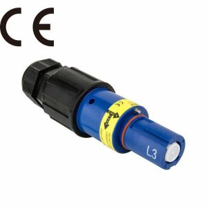 PowerFit 400A Single Pole Connector |   PowerFit Single-pole Line Drain Connector- Line 3 Blue Power PowerFit 400A Single Pole Connector